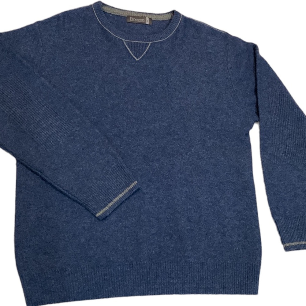 💕Fisherman Out of Ireland Lambswool Sweater Luxury Irish Wool NWOT